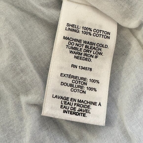 Vineyard Vines 100% Cotton Light Flowy Maxi Dress Floral Geometric Summer SMALL - Picture 6 of 12